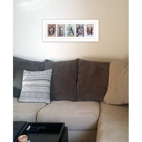 TrendyDecor4U "Beach" Framed Print Wall Art by RobinLee Vieira